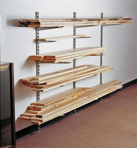 wall mounted lumber rack